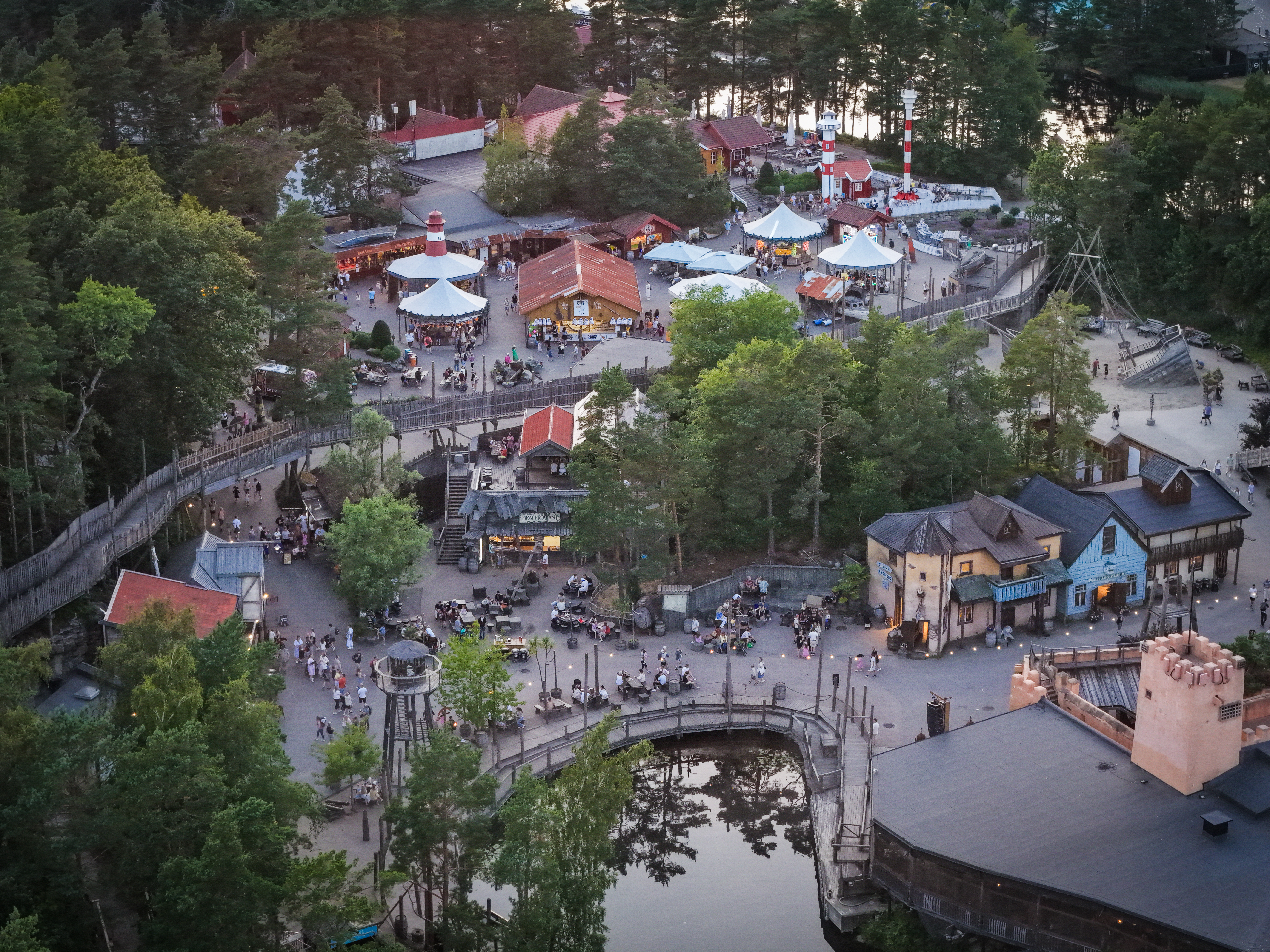 Kaptein Sabeltanns verden, dronefoto.