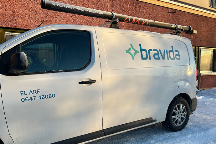 En Bravida-bil